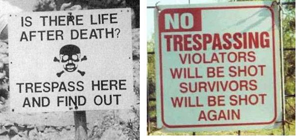 funny sign boards