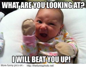 Funny picture of baby